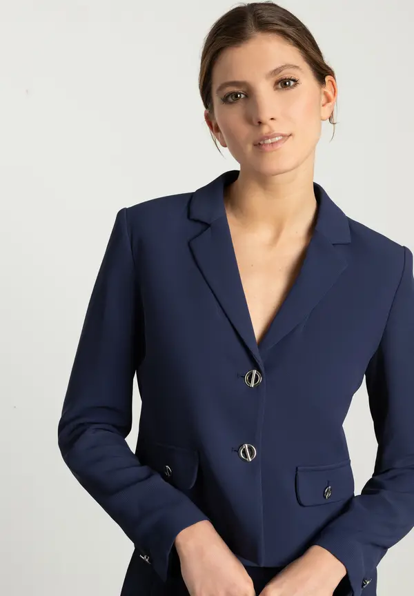 More & More kurzer Blazer, estate blue, Frühjahrs-Kollektion Black Friday