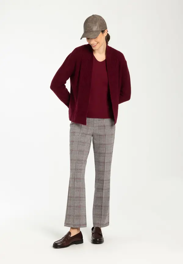 More & More Jerseyhose, Glencheckmuster, Herbst-Kollektion Online Outlet