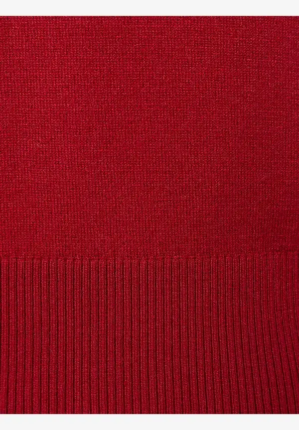 More & More Feinstrickpullover, rot, Herbst-Kollektion Tägliche Deals