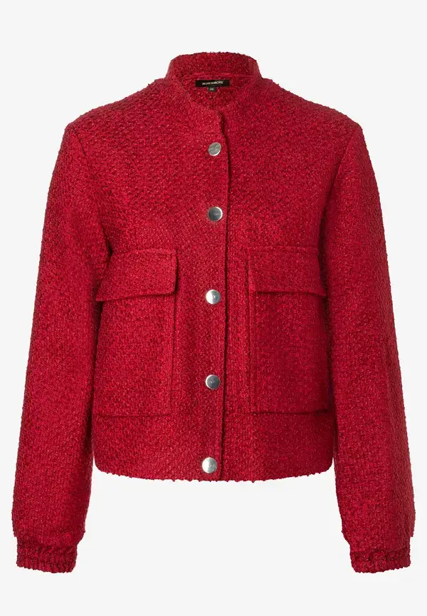 More & More Bouclé-Blouson, rot, Herbst-Kollektion Riesige Ersparnisse