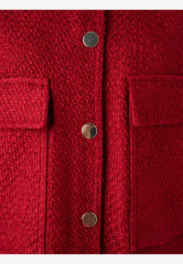 More & More Bouclé-Blouson, rot, Herbst-Kollektion Riesige Ersparnisse
