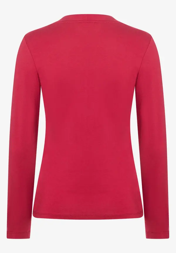 More & More Langarmshirt, rot, Herbst-Kollektion Super Sparpreis