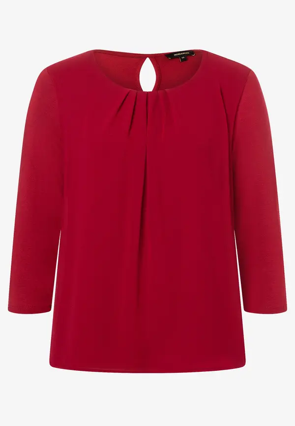 More & More Blusenshirt, rot, Herbst-Kollektion Begrenzte Freigabe