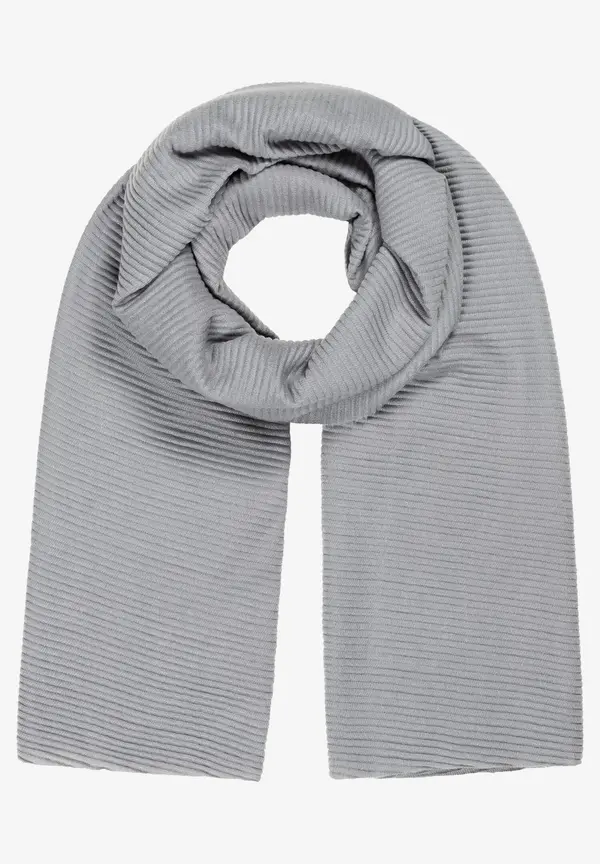 More & More Plissée-Schal, grau, Herbst-Kollektion Letzte 3 Tage