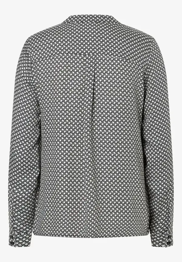 More & More Viskosebluse, Minimal-Print, Herbst-Kollektion Neueste Stile