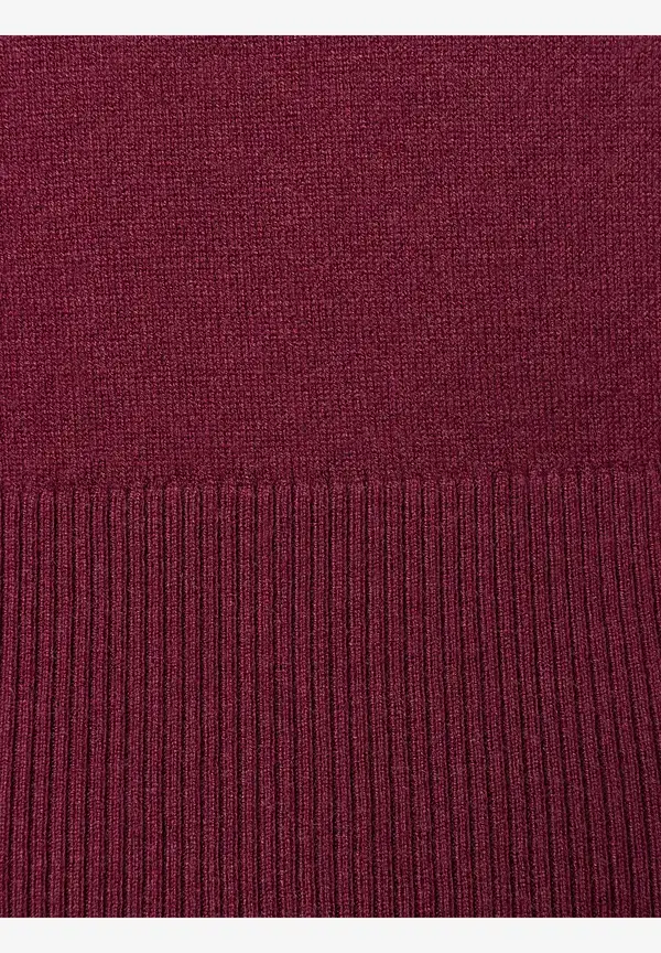 More & More Feinstrickpullover, bordeaux, Herbst-Kollektion Letzte 2 Tage
