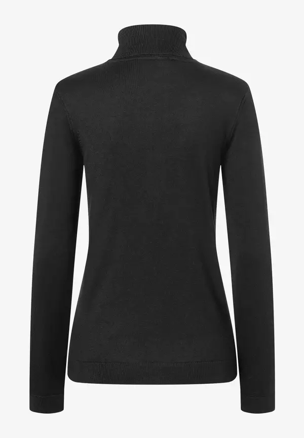 More & More Rollkragenpullover, schwarz, Herbst-Kollektion Sonderangebot der Fabrik
