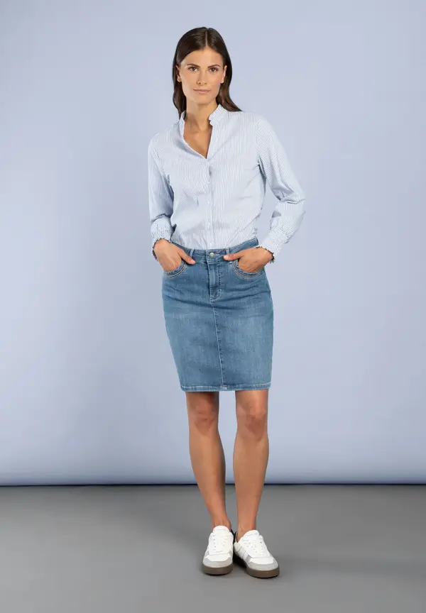 More & More Jeansrock, Five-Pocket Vierteljährliche Förderung