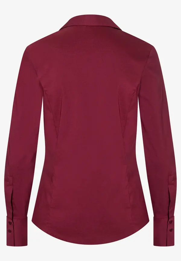 More & More Businessbluse BILLA, bordeaux, Herbst-Kollektion Bis zu 55% Rabatt