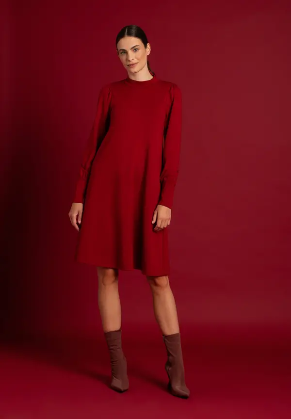 More & More Jerseykleid, rot, Herbst-Kollektion Super Rabatt