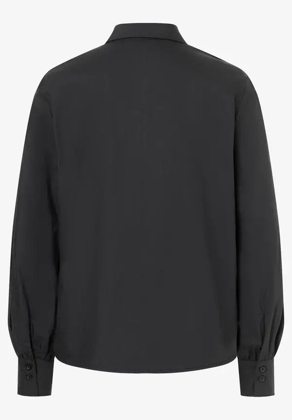 More & More Hemdbluse, schwarz, Herbst-Kollektion Fabrikladen