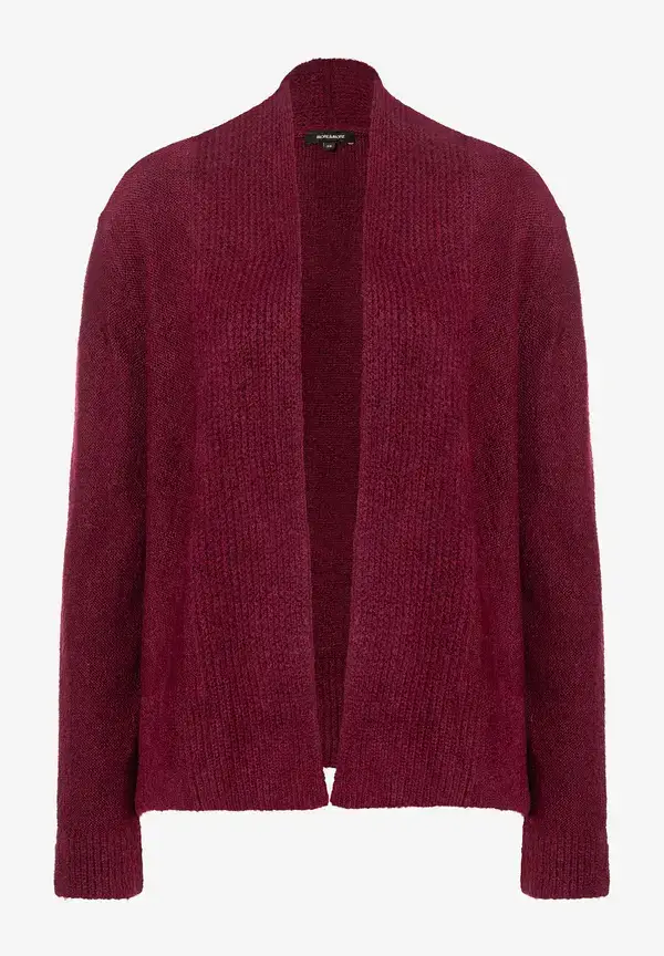 More & More Cardigan, bordeaux, Herbst-Kollektion Begrenzt auf 3 Tage