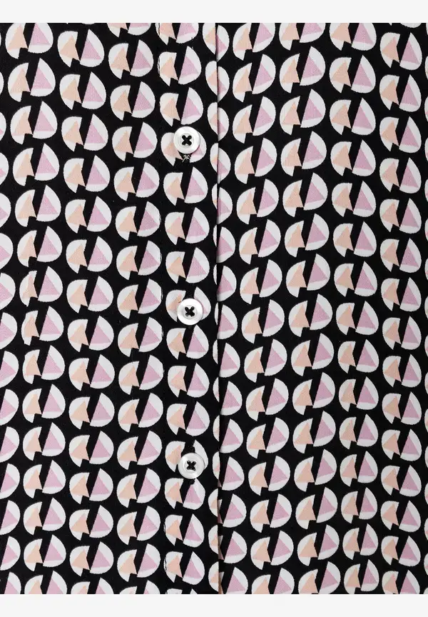 More & More Viskosebluse, grafischer Print, Herbst-Kollektion 2025