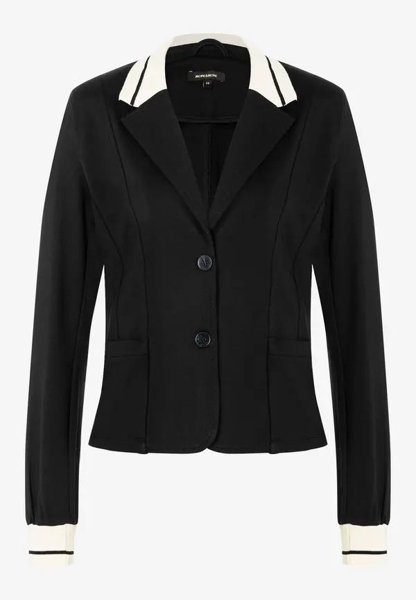 More & More Jerseyblazer, schwarz, Frühjahrs-Kollektion Schlussverkauf