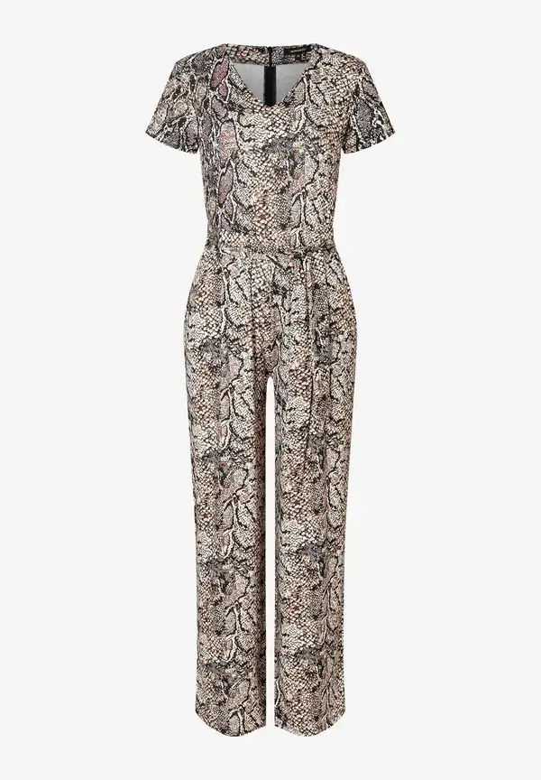 More & More Jersey Jumpsuit, Snakeprint, Herbst-Kollektion Günstiger Verkauf