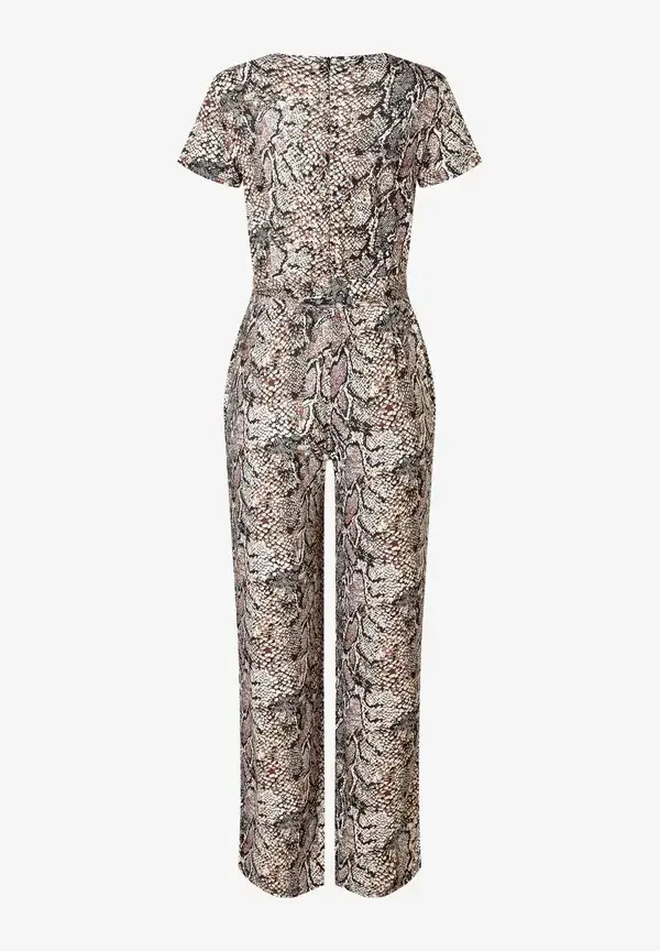 More & More Jersey Jumpsuit, Snakeprint, Herbst-Kollektion Günstiger Verkauf