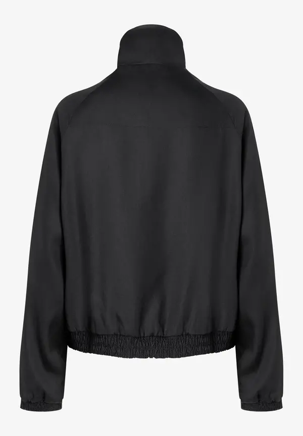 More & More Blouson mit gesmoktem Saum, schwarz, Frühjahrs-Kollektion Günstig kaufen