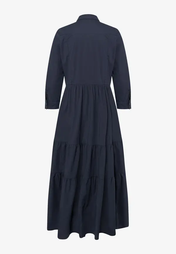 More & More langes Hemdblusenkleid, marine, Frühjahrs-Kollektion Flash Sale