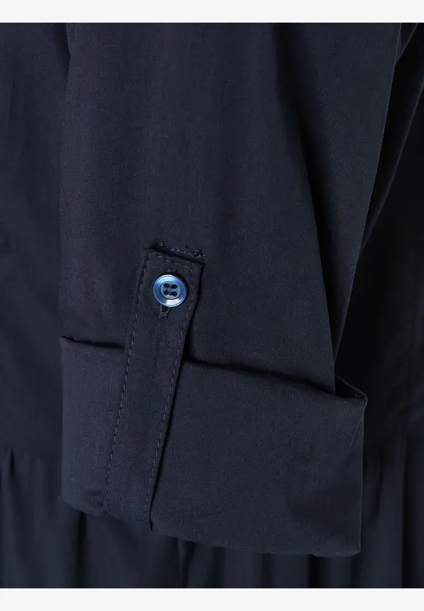 More & More langes Hemdblusenkleid, marine, Frühjahrs-Kollektion Flash Sale
