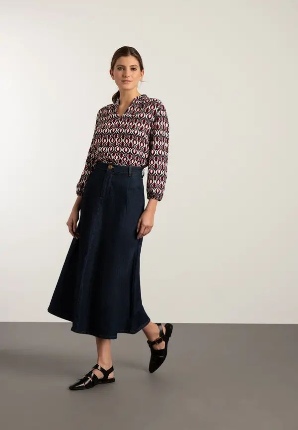 More & More Maxi-Jeansrock, Frühjahrs-Kollektion Saisonschlussverkauf