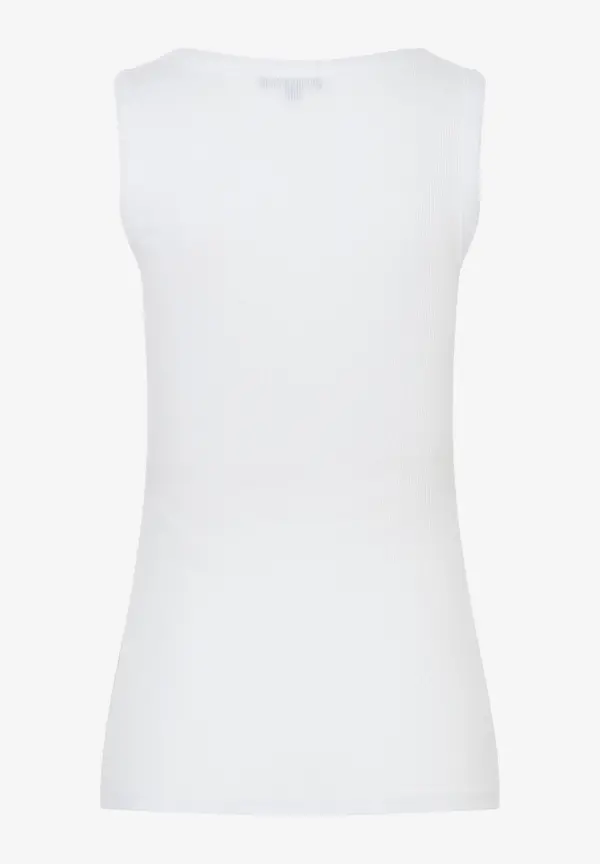 More & More Rippen Top, weiß, Frühjahrs-Kollektion Jubiläumsangebot