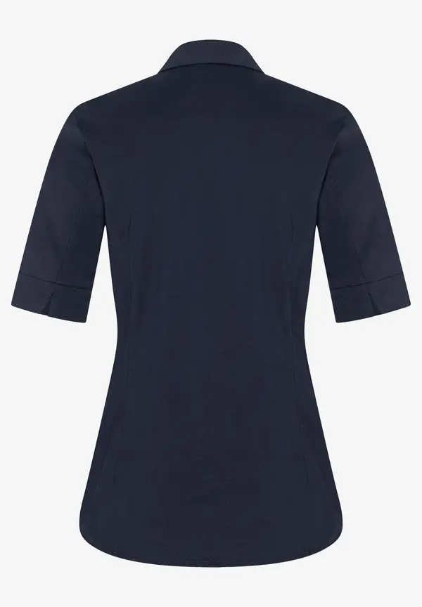 More & More Baumwoll/Stretch Bluse, marine Heißer Verkauf