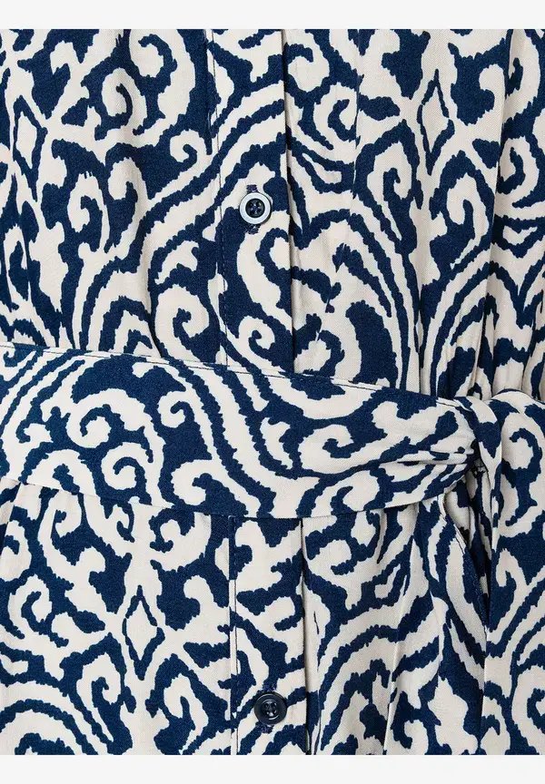 More & More Viskosekleid, Ornament-Print, Frühjahrs-Kollektion Zeitlich begrenztes Angebot