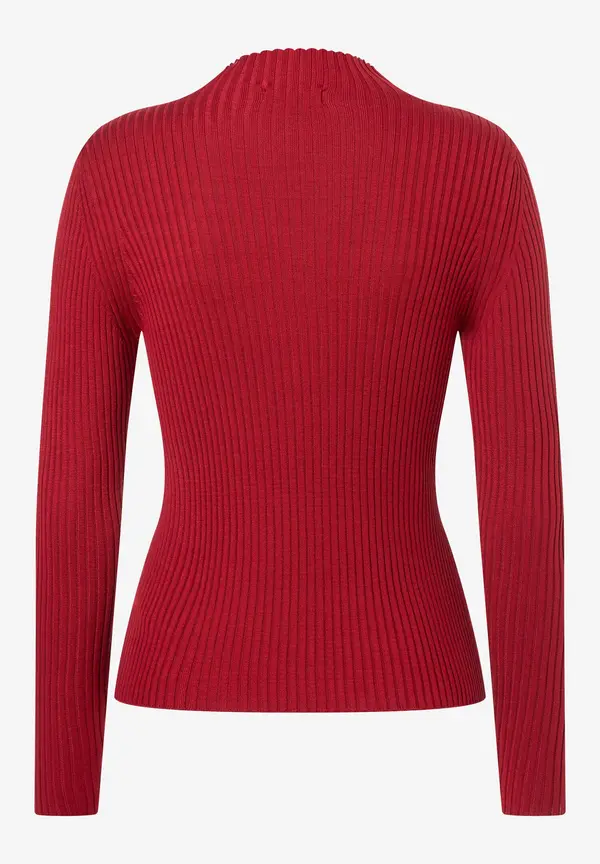 More & More Rippstrick-Pullover, rot, Herbst-Kollektion VIP-Rabatte