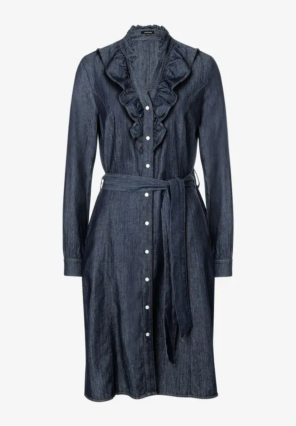 More & More feminines Jeanskleid, dark blue denim Begrenzte Freigabe