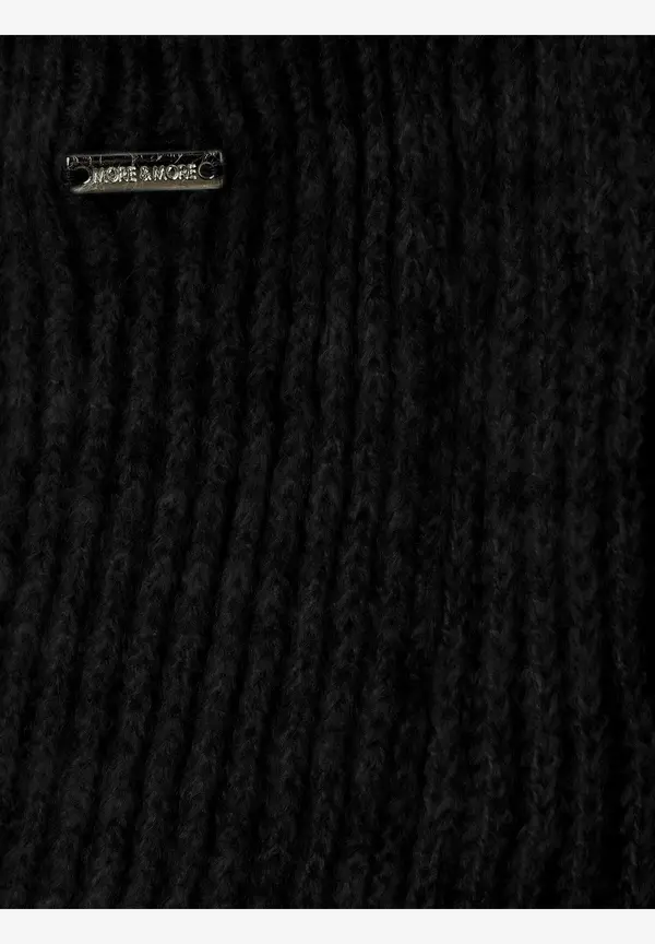 More & More Rippen-Strickjacke, schwarz, Herbst-Kollektion Letzte 3 Tage