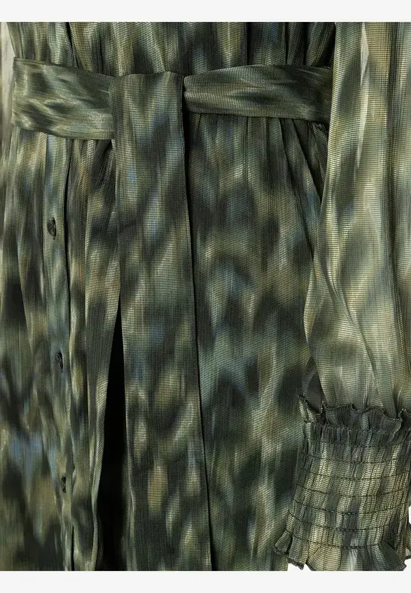More & More Chiffon Maxikleid, New Animal-Print Vierteljährliche Förderung