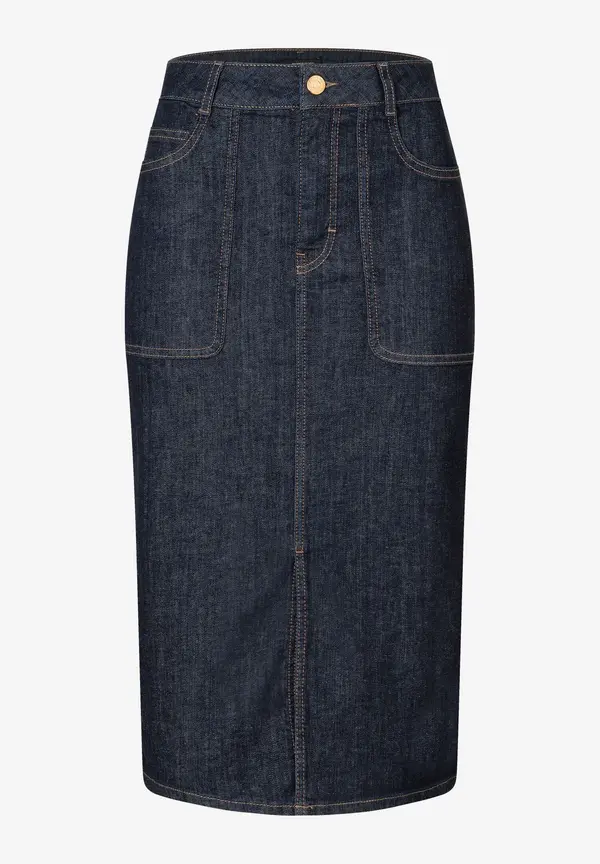 More & More midilanger Denimrock Discount Store für neue Produkte