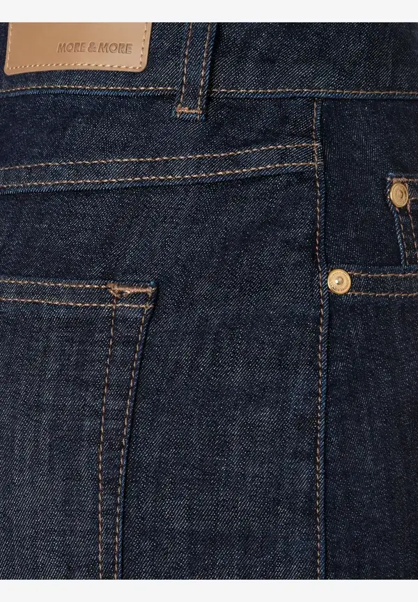 More & More midilanger Denimrock Discount Store für neue Produkte