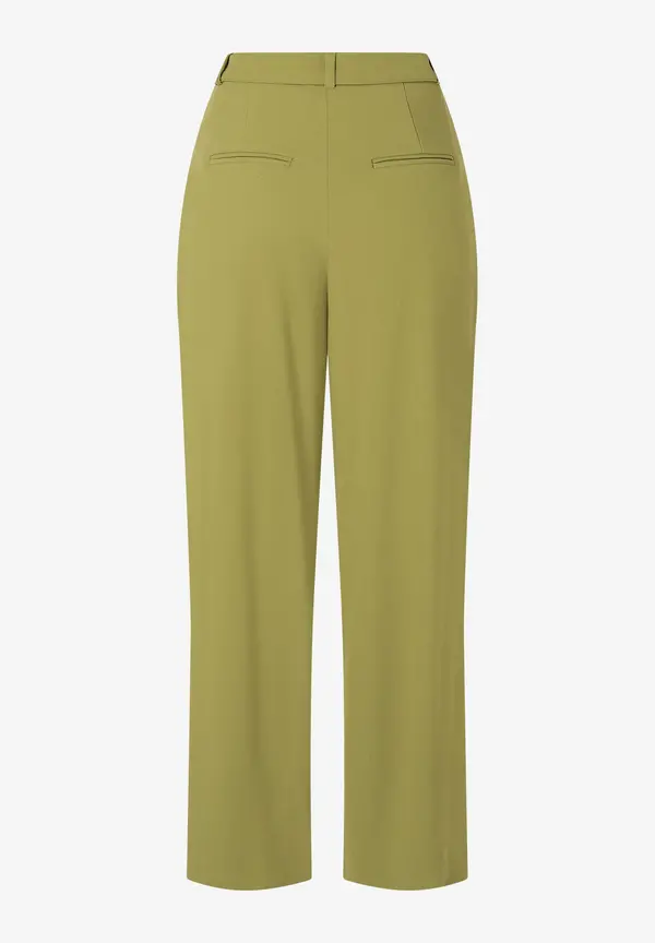 More & More Hose mit Bindegürtel, soft moss green Black Friday Preise
