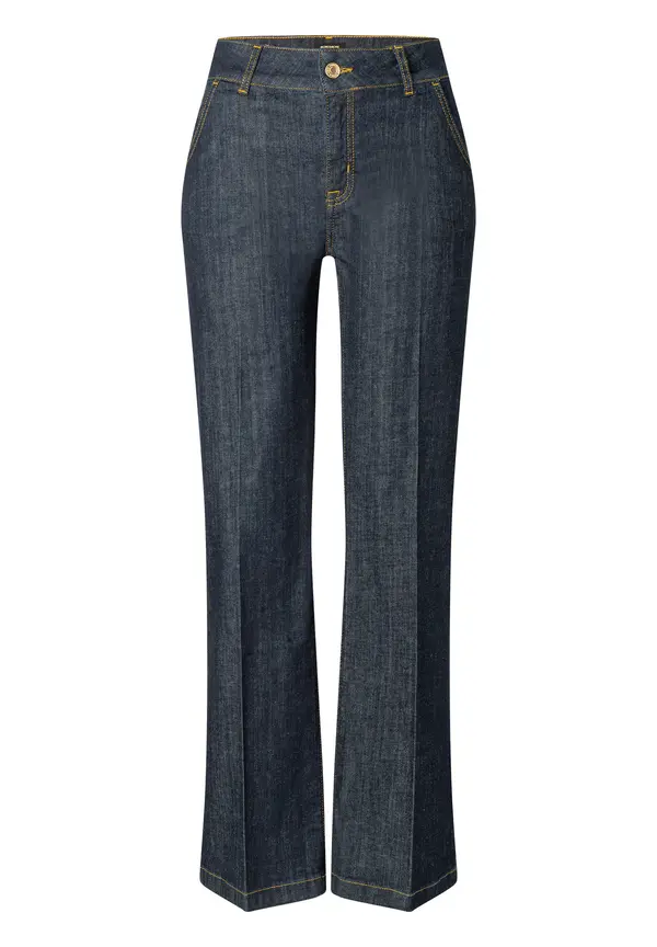 More & More Bootcut Jeans, dark blue denim 50% Rabatt für begrenzte Zeit