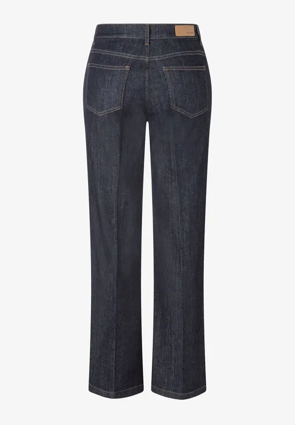 More & More Bootcut Jeans, dark blue denim 50% Rabatt für begrenzte Zeit