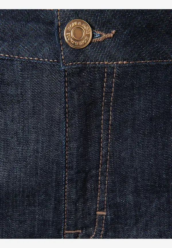 More & More Bootcut Jeans, dark blue denim 50% Rabatt für begrenzte Zeit
