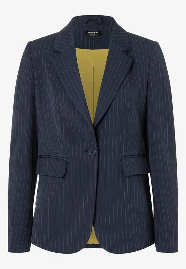 More & More Nadelstreifenblazer, marine Rabatte dieses Monats