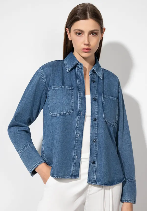 More & More Jeanshemd Outlet