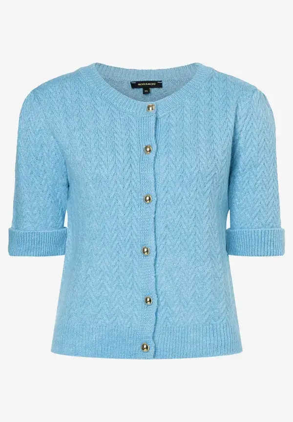 More & More Cardigan, Kurzarm, hellblau Hotsell