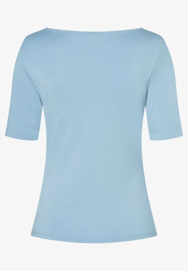 More & More Halbarmshirt, hellblau Schlussverkauf
