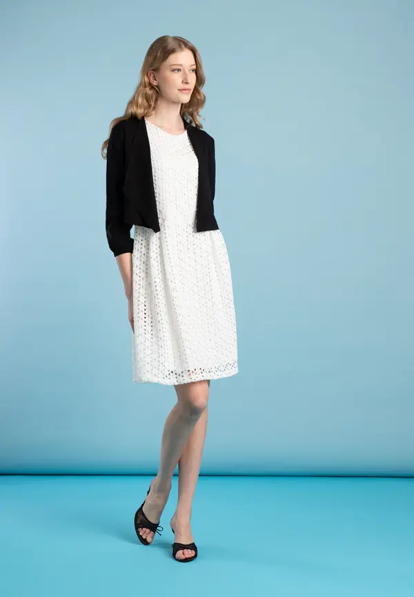 More & More kurzer Cardigan, schwarz, Frühjahrs-Kollektion Fabrik Onlineshop