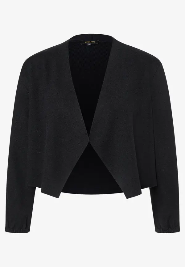 More & More kurzer Cardigan, schwarz, Frühjahrs-Kollektion Fabrik Onlineshop