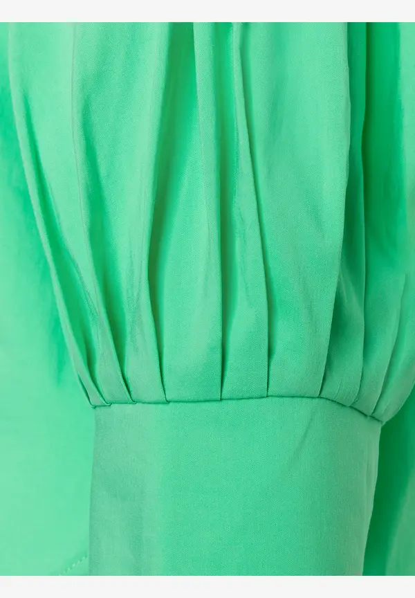 More & More Baumwoll/Stretch Bluse, march green, Frühjahrs-Kollektion Neueste Mode