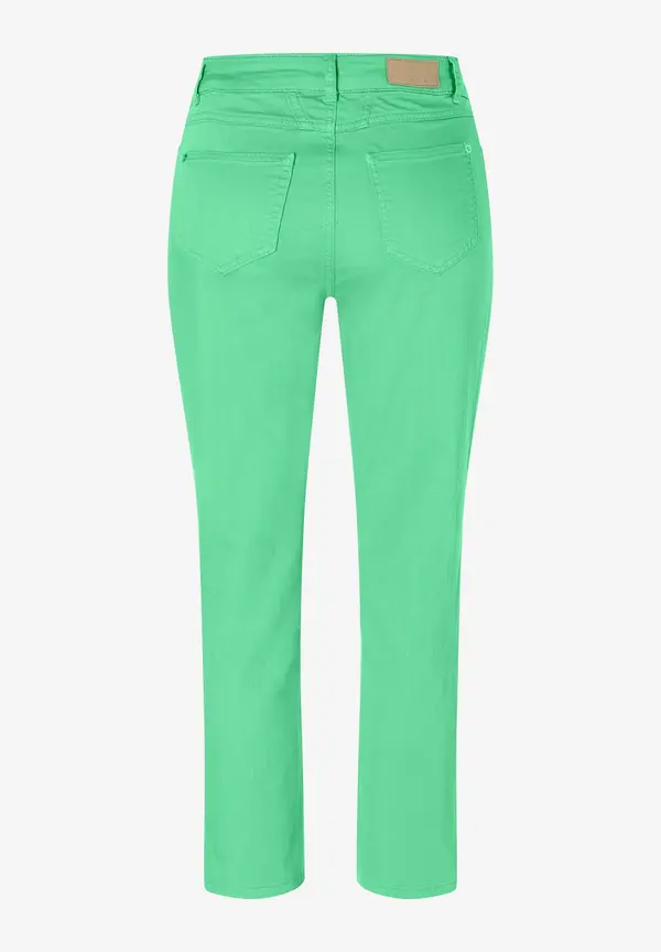 More & More verkürzte Coloured Denim, march green, Frühjahrs-Kollektion Online Outlet