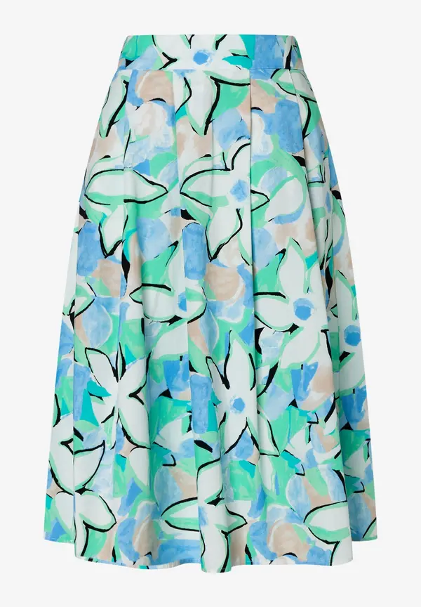 More & More Baumwollrock, Blumenprint, Frühjahrs-Kollektion Tägliche Deals