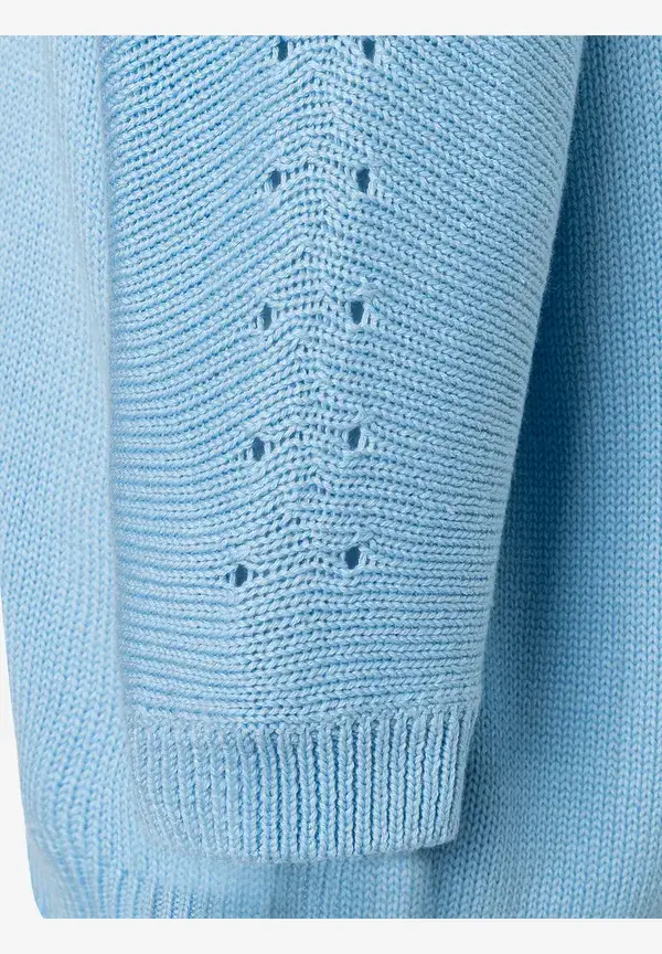 More & More Pullover mit V-Ausschnitt, light skyblue, Frühjahrs-Kollektion Sonderangebote