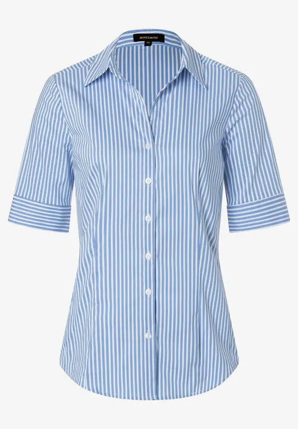 More & More Streifenbluse, blau/weiß, Sommer-Kollektion Discount Store für neue Produkte