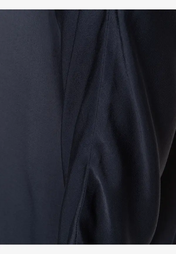 More & More Satinbluse, marine 2025