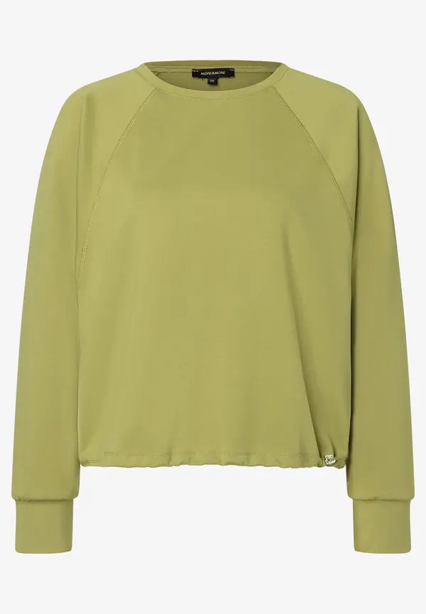 More & More feminines Sweatshirt, soft moss green Outlet
